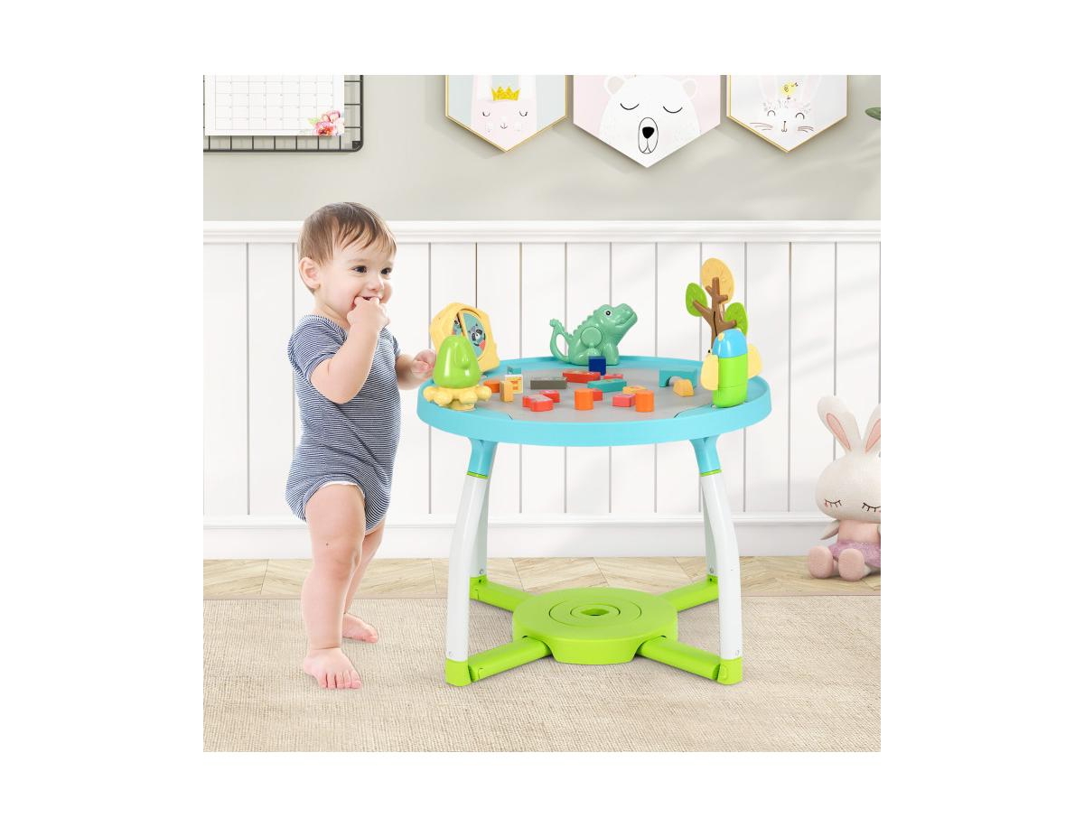 Slickblue Toddler 5-in-1 Baby Activity Center with Bounce Seat & Toys