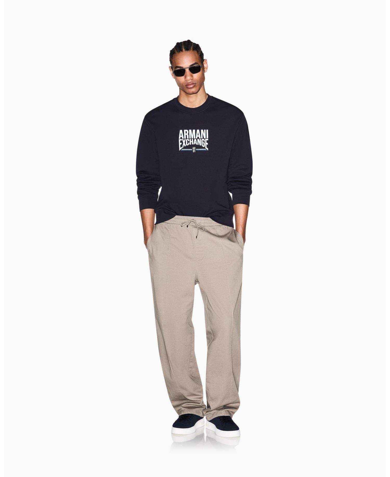 Men's Fleece Retro Crewneck