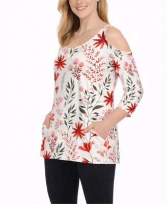 Women's Printed Relaxed-Fit Tunic Top