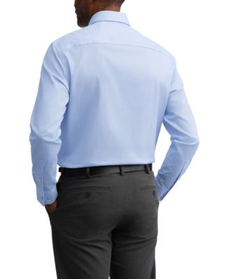 Men's Spread Collar Poplin Dress Shirt