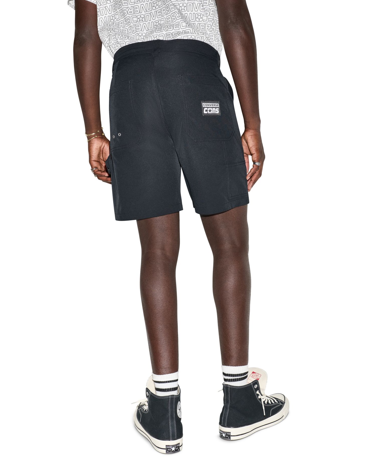 Men's Regular-Fit Double Knee Shorts