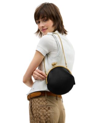 Kisslock Mini Leather Pouch 20