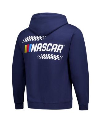 Men's Navy NASCAR Full-Zip Hoodie