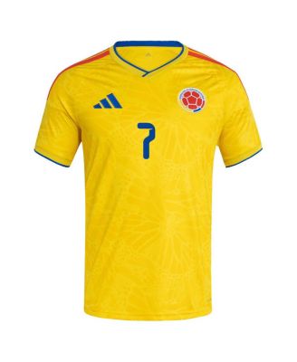 Men's Luis Diaz Yellow Colombia National Team 2026 Home Replica Jersey