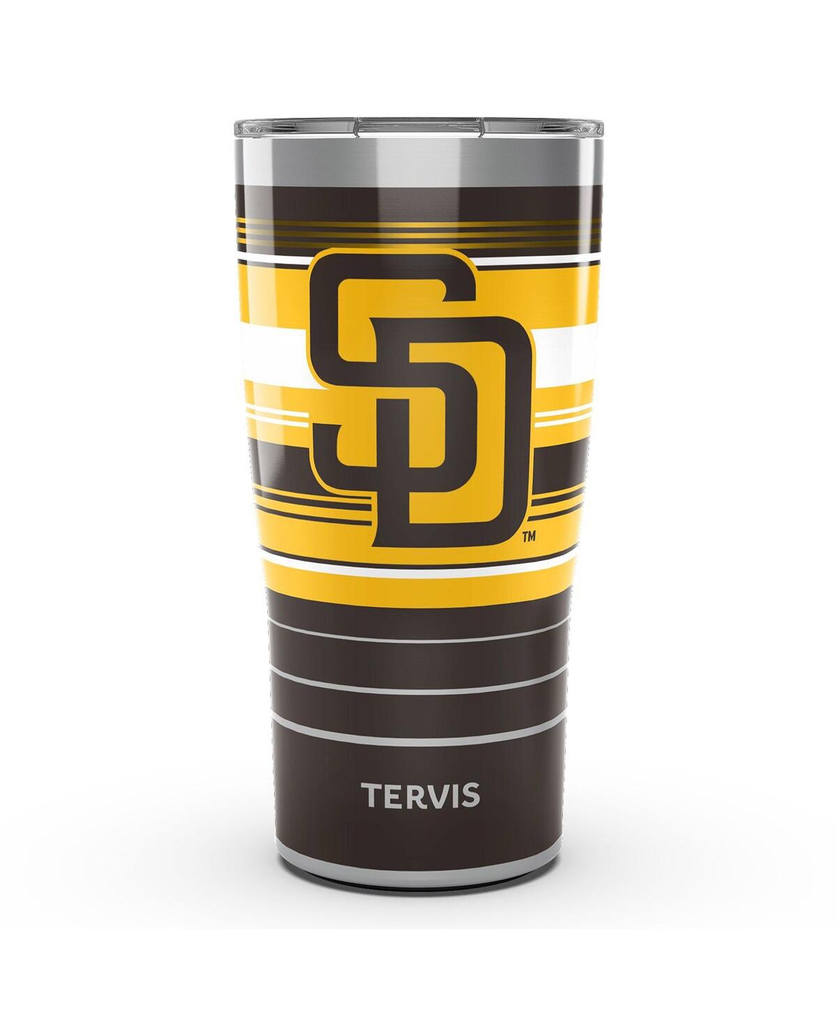 Tervis San Diego Padres 20oz. Hype Stripe Stainless Steel Tumbler In Transparent