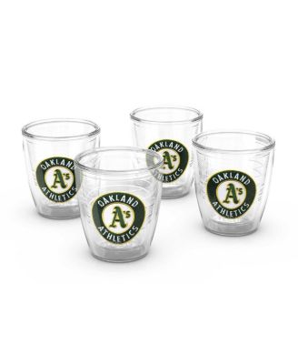 Oakland Athletics Four-Pack 12oz. Emblem Tumbler Set