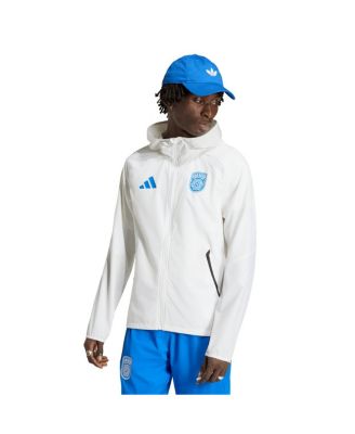Men's White San Diego FC Tiro Travel Full-Zip Hooded Windbreaker