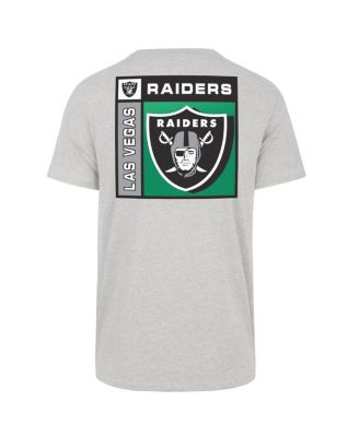 Men's Gray Las Vegas Raiders Chrome Plate Franklin T-Shirt