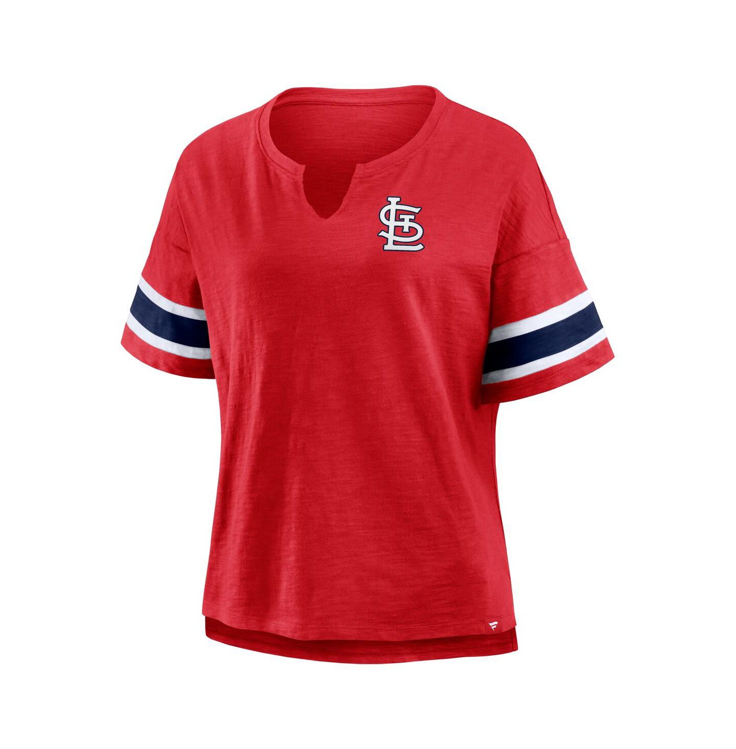 Женская футболка Fanatics Red St. Louis Cardinals Curl Route — фото 2