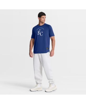 Men's Royal Kansas City Royals Authentic Collection Batting Practice Pre-Game Raglan Dri-FIT T-Shirt