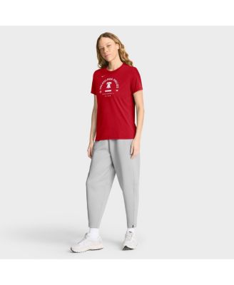 Women's Red Philadelphia Phillies Authentic Collection Early Work Tri-Blend Dri-FIT T-Shirt