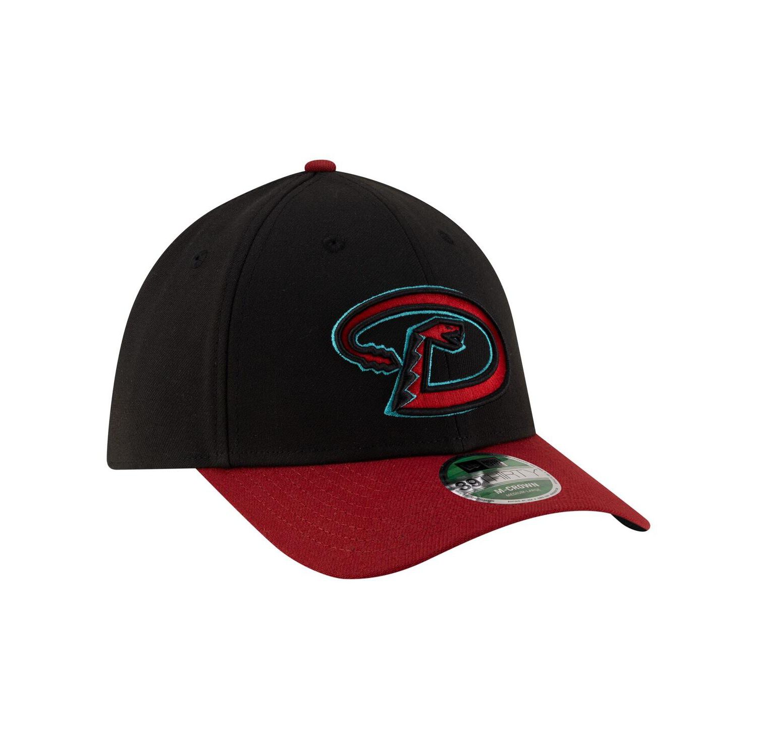 Men's Black Arizona Diamondbacks Player Replica 39THIRTY M-Crown Flex Hat