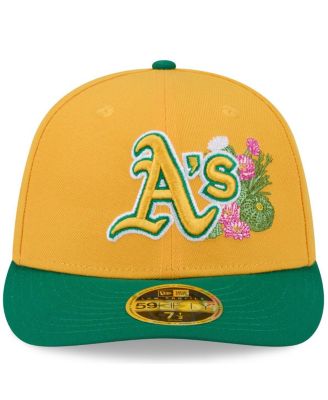 Men's Gold/Green Athletics 2026 Spring Training Low Profile 59FIFTY Fitted Hat
