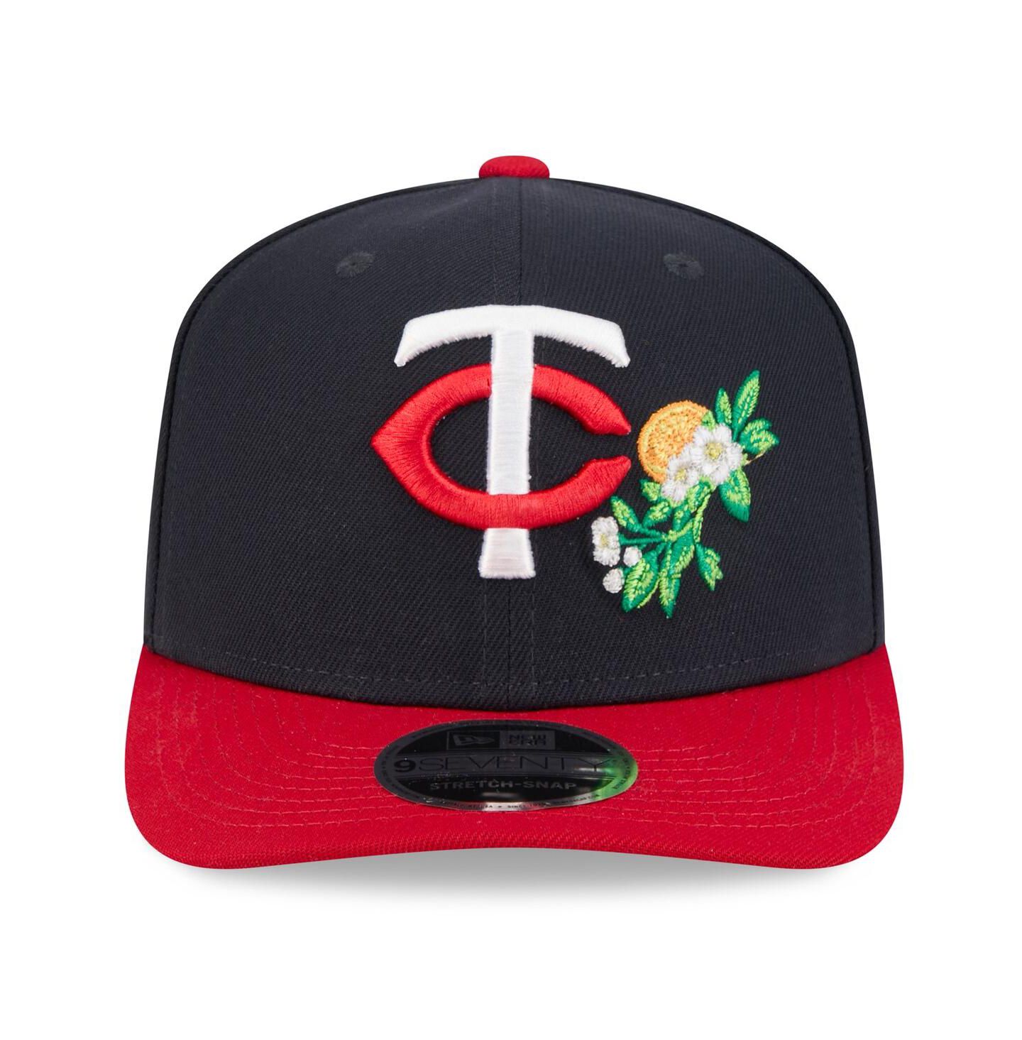 Мужская кепка New Era Navy/Red Minnesota Twins 2026 Spring Training 9SEVENTY Adjustable Hat — фото 2