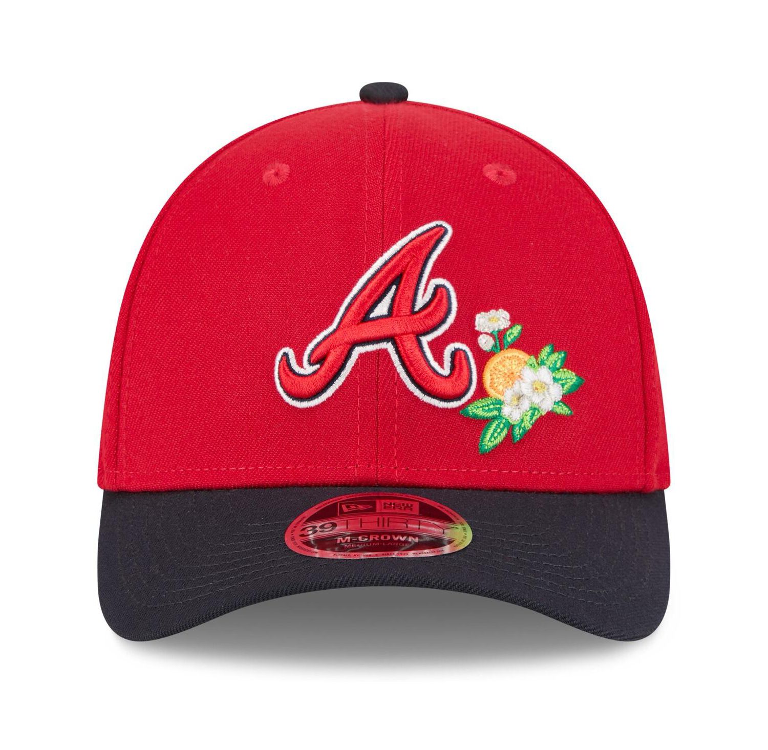 Men's Red/Navy Atlanta Braves 2026 Spring Training M-Crown 39THIRTY Flex Hat