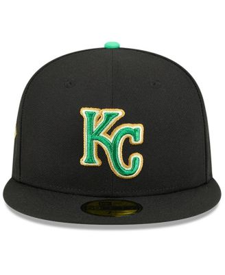 Men's Black Kansas City Royals 2026 St. Patrick's Day 59FIFTY Fitted Hat