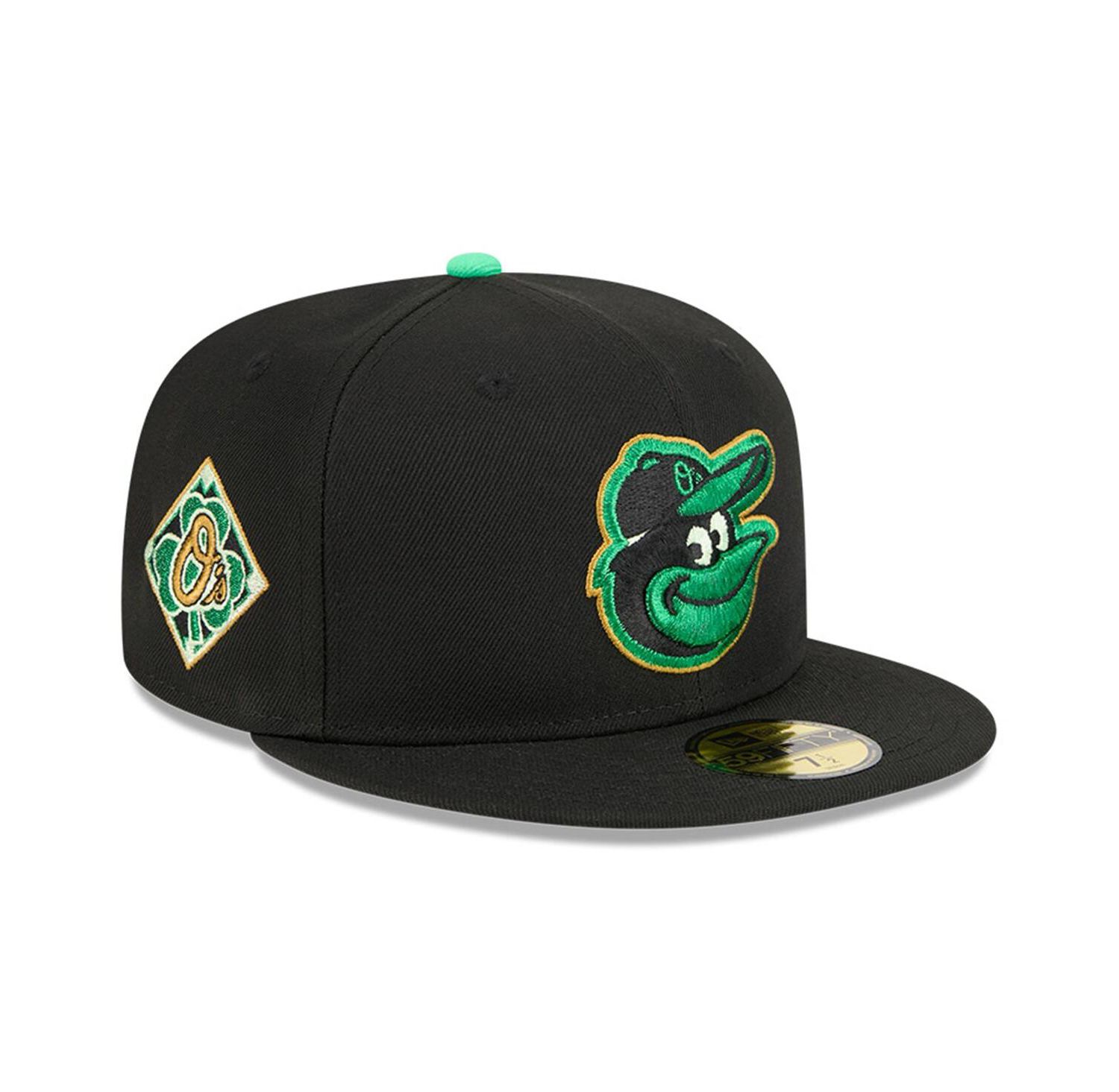 Men's Black Baltimore Orioles 2026 St. Patrick's Day 59FIFTY Fitted Hat