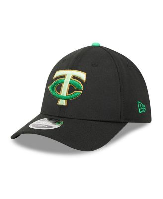Men's Black Minnesota Twins 2026 St. Patrick's Day 39THIRTY Flex Hat