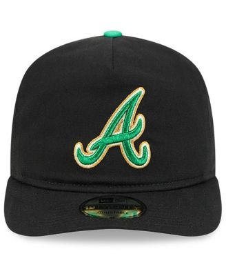 Men's Black Atlanta Braves 2026 St. Patrick's Day 19TWENTY Adjustable Hat