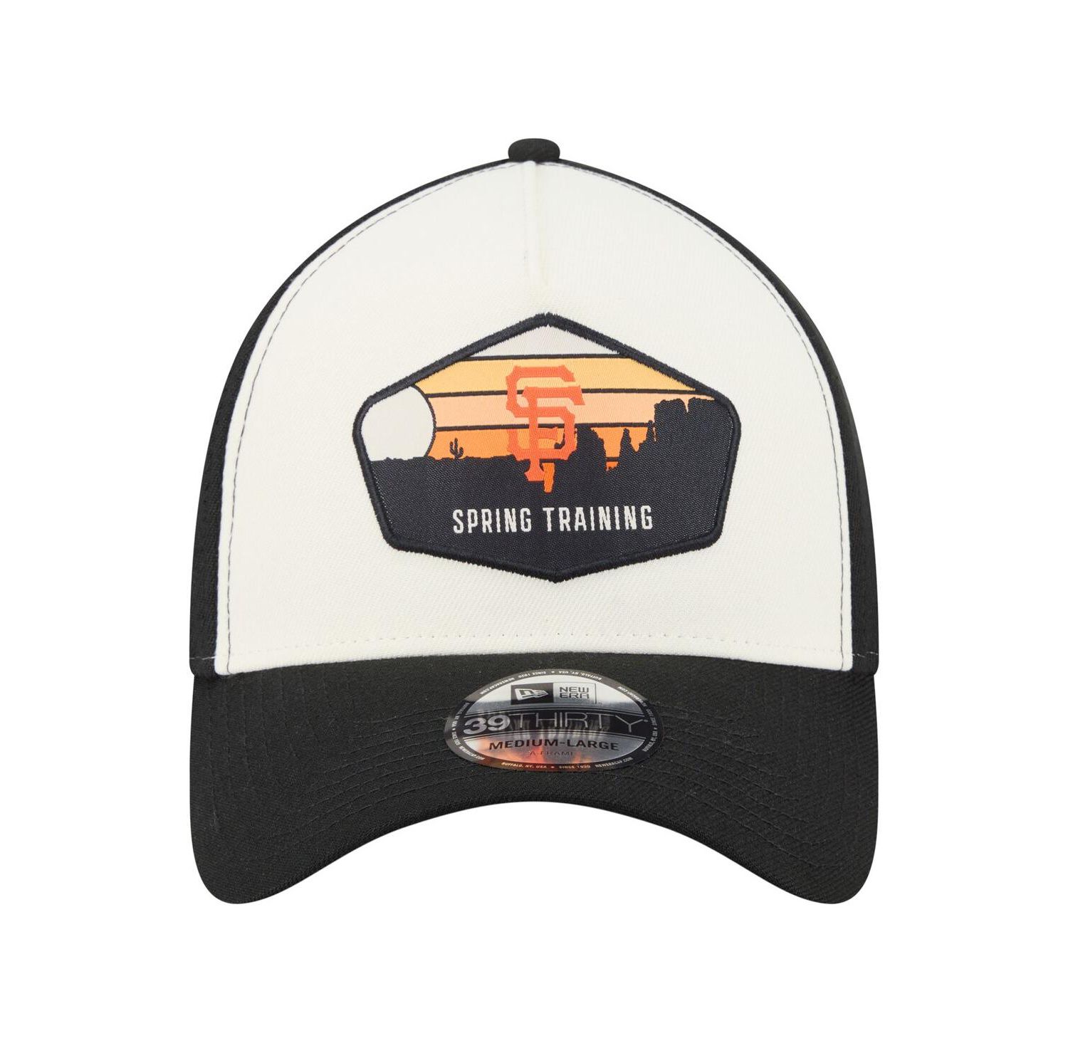 Men's Stone San Francisco Giants 2026 Spring Training Fan Pack Gradient 39THIRTY Flex Hat