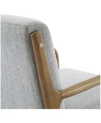 Novak 27"W Mid-Century Modern Accent Armchair