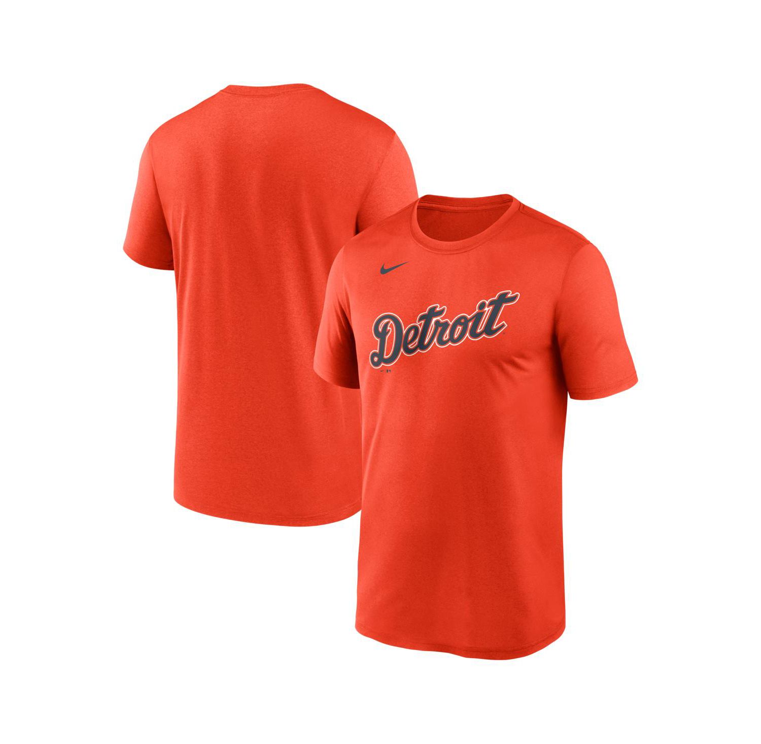 Men's Orange Detroit Tigers New Legend Wordmark Dri-FIT T-Shirt