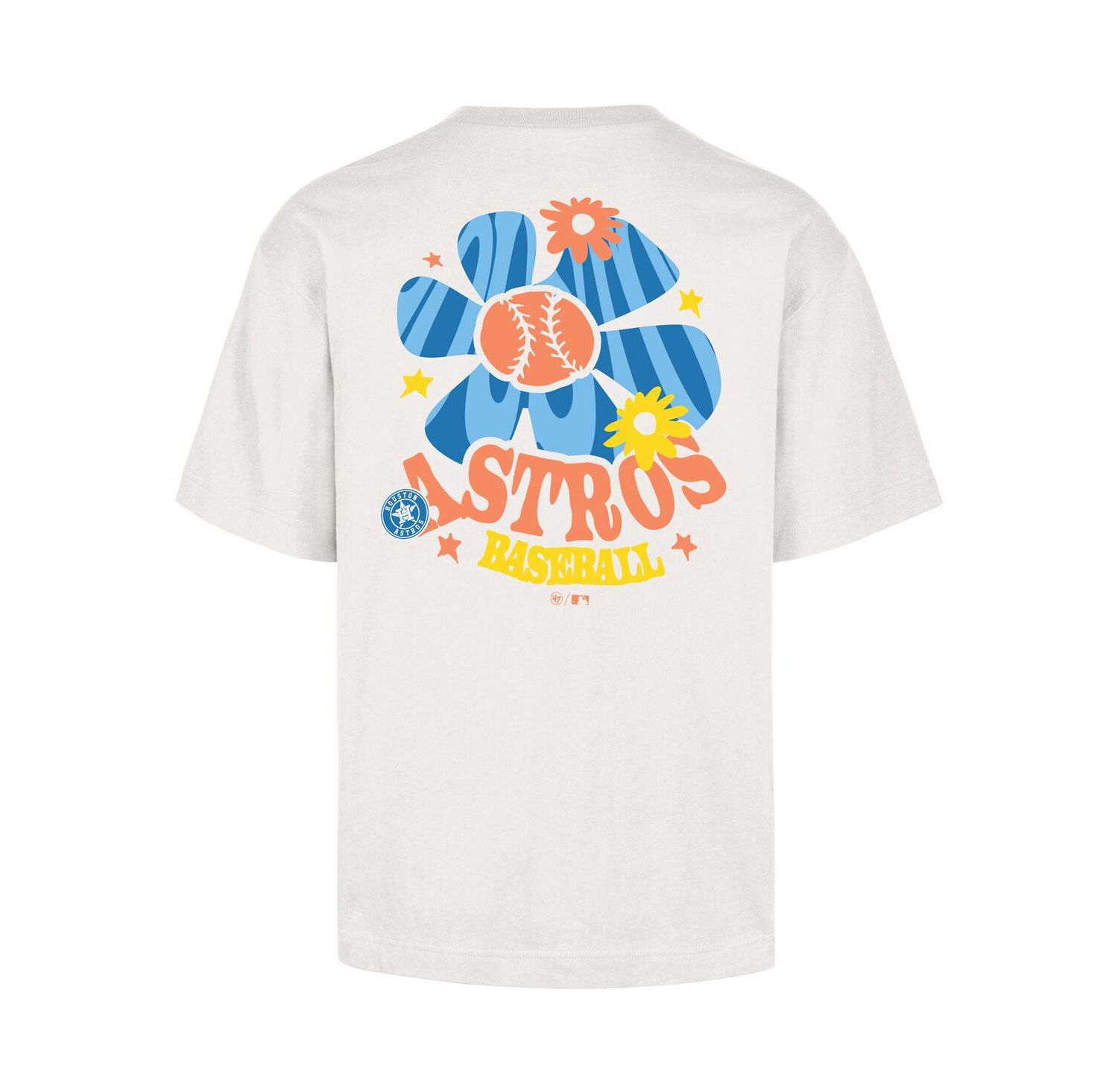 Men's Cream Houston Astros Flora Foundation T-Shirt