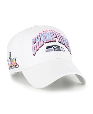 Men's White Seattle Seahawks Super Bowl LX Champions Side Patch Clean Up Adjustable Hat
