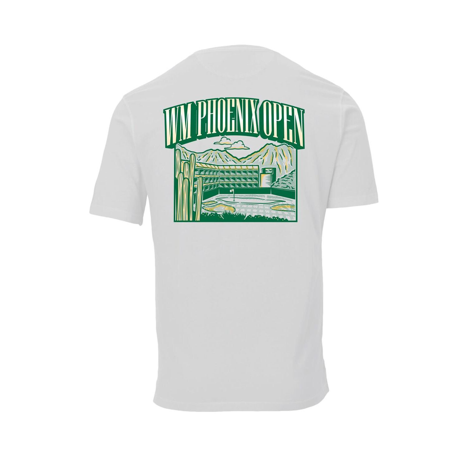 Men's and Women's White WM Phoenix Open 16 Stadium Chapman T-Shirt