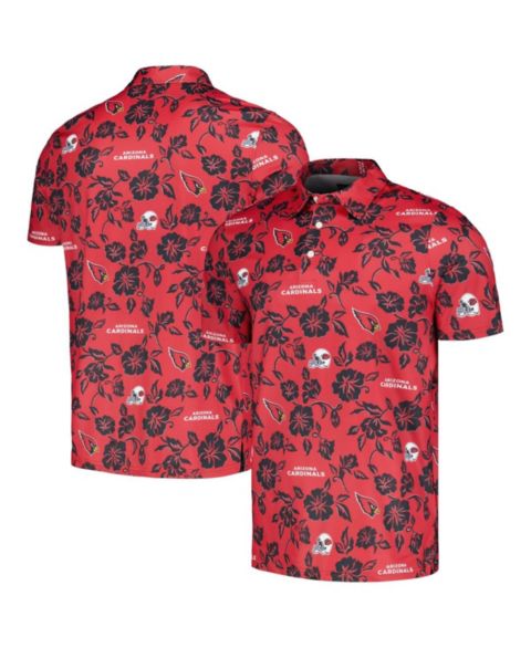 Мужское поло Reyn Spooner Cardinal Arizona Cardinals Pua Performance Polo Shirt