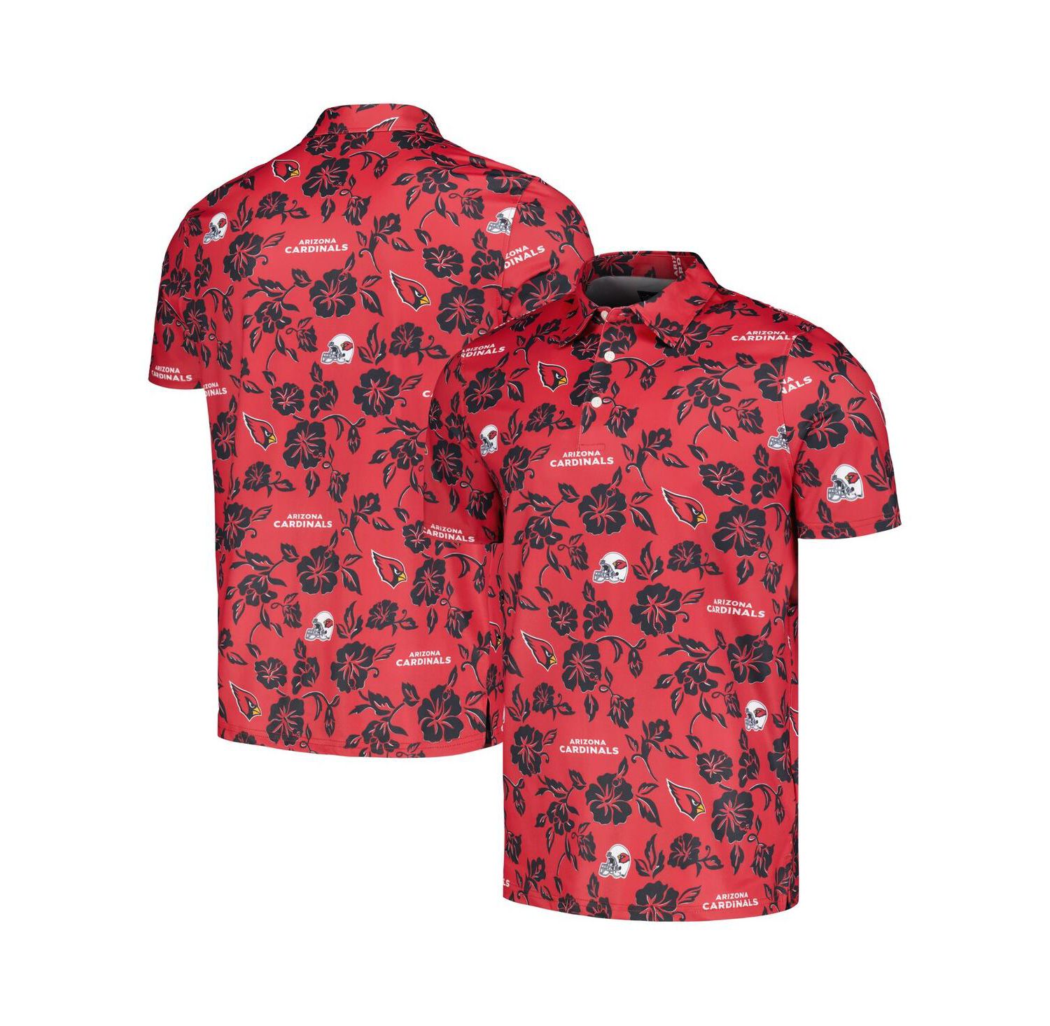 Men's Cardinal Arizona Cardinals Pua Performance Polo Shirt