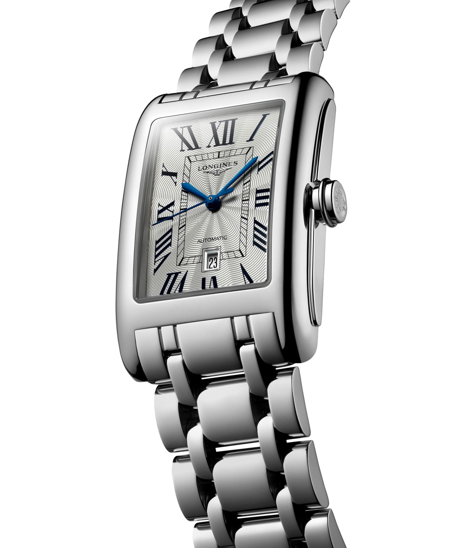Мужские часы Longines Swiss Automatic DolceVita Stainless Steel Bracelet Watch 27.7x43.8mm — фото 2