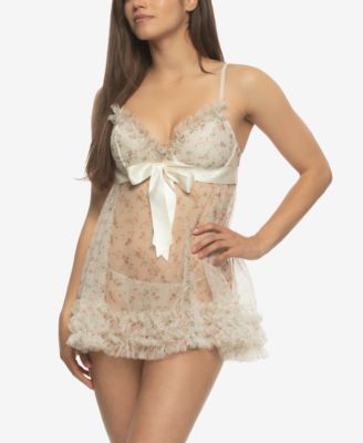 Women's Veil Luxe Underwire Babydoll Set 999554P