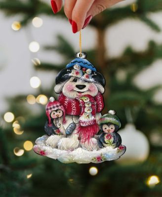 Christmas by Jamie Mills Price Holiday Wooden Ornaments, Set of 3