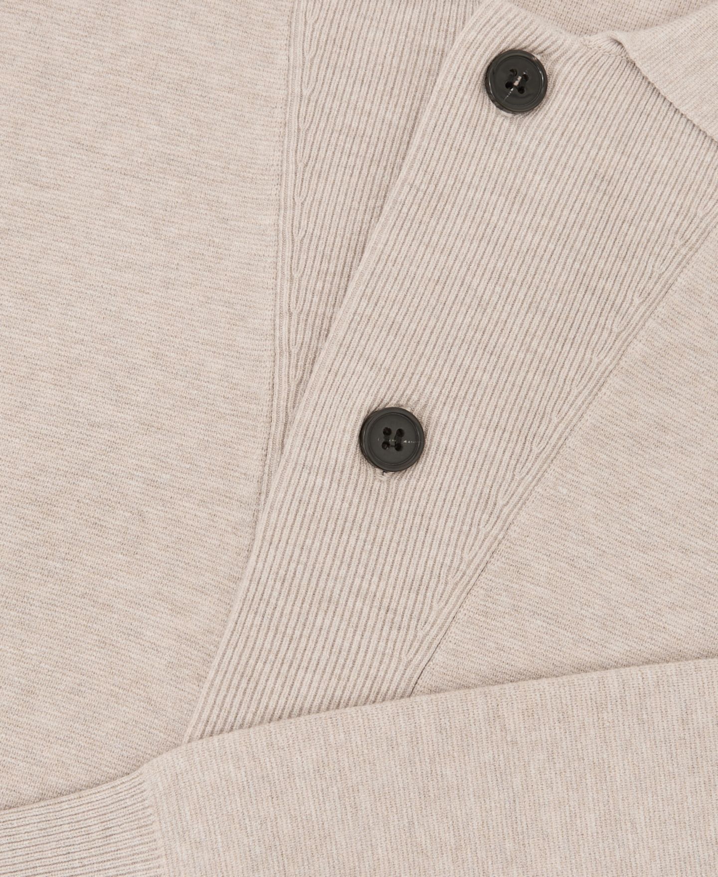 Мужской кардиган REISS Plaza Collared Button-Through, цвет: Овсяный — фото 2