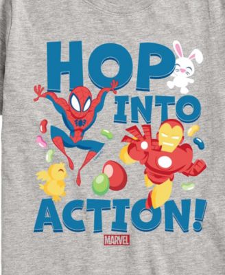 Boys' Toddler 2T-5T Marvel Hop Into Action Short-Sleeve Graphic T-Shirt
