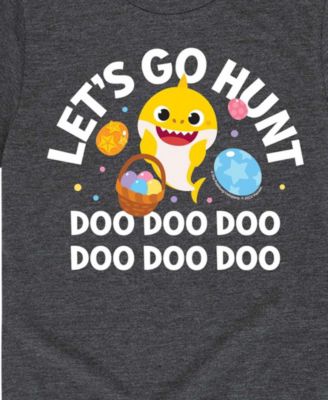 Boys' Toddler 2T-5T Baby Shark Lets Go Hunt Short-Sleeve Graphic T-Shirt
