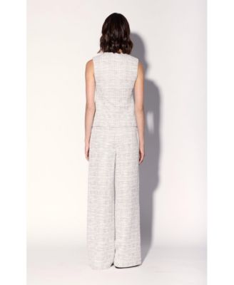 Women's Starla Longline Tweed Vest