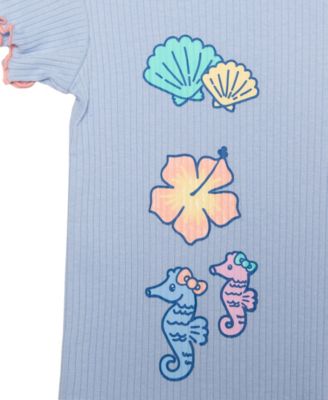 Girls' 2T-6X Hello Kitty Short-Sleeve T-Shirt and Shorts, 2-Piece Set