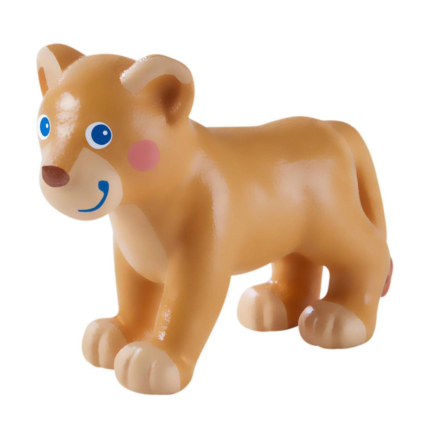 Детская фигурка Haba Little Friends Lion Cub Zoo Animal Plastic Figurine, 2"H, Ages 3+ — фото 1