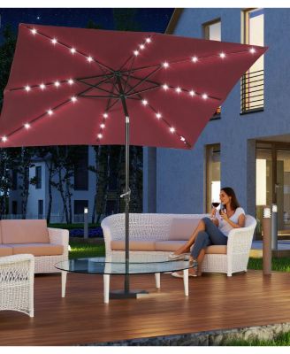 Sun Umbrella Solar Umbrella,Lighted Patio Umbrella