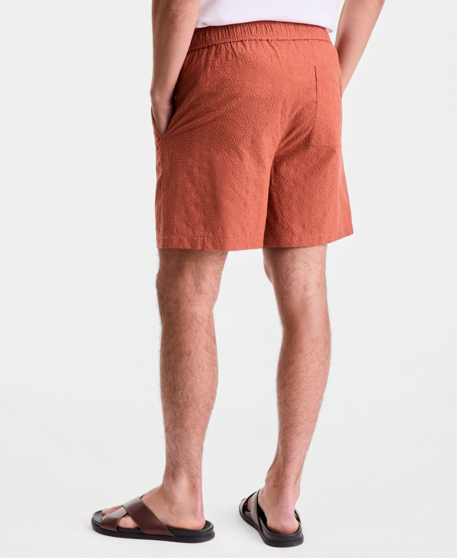 Men's Eyelet Pull-On Shorts, Macy's Exclusive