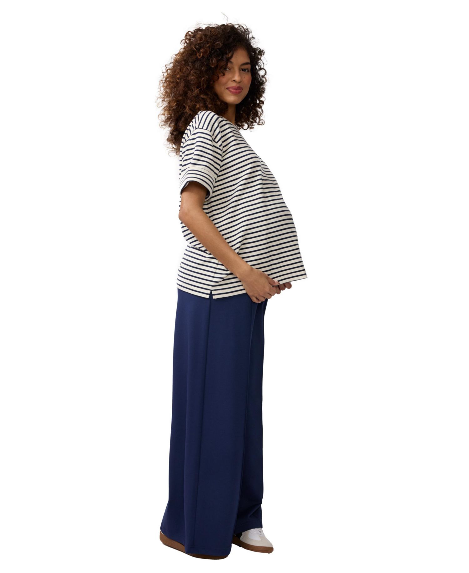 Maternity Ingrid & Isabel Cropped Sleeve Sweatshirt