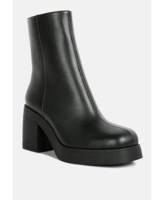 Womens sins platform bootie