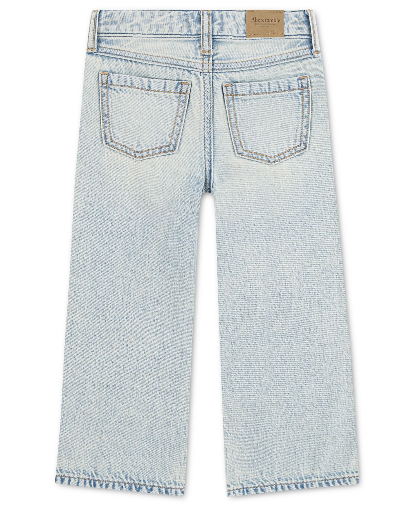 Джинсы abercrombie kids Eyelet Baggy Jeans для девочек-малышей, цвет: Синий — фото 2