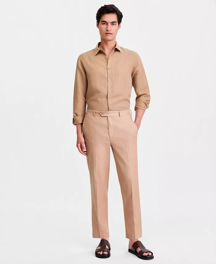 Men's Tech Linen-Blend Pants, Macy's Exclusive