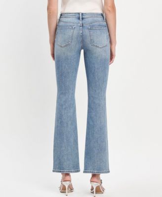 Women's Mid Rise Full Length Bootcut Jeans