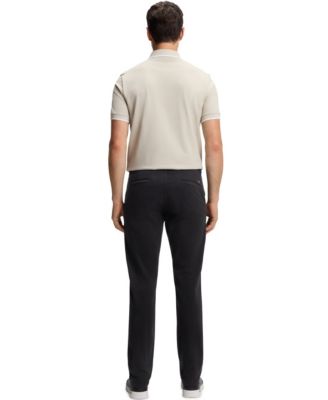 Men's Stretch-Cotton Satin Slim-Fit Chinos