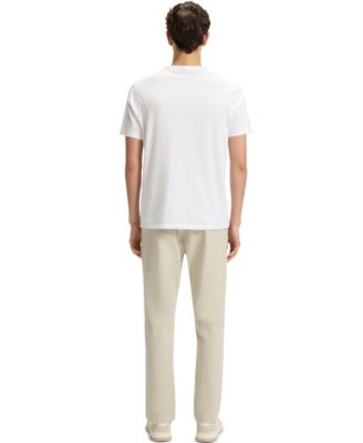 Men's Cotton Slub Logo Detail T-Shirt