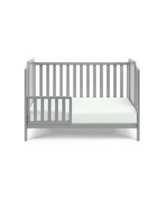 3in1 Convertible Island Crib Traditional Contemporary Style Dual Tone Finish for Baby Nursery